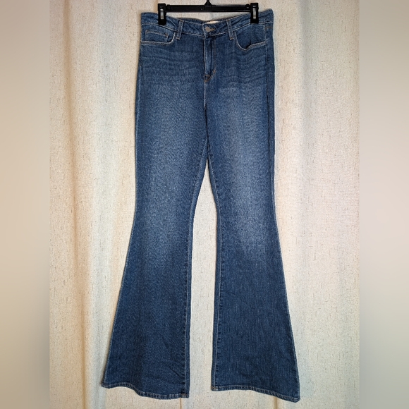 L'AGENCE Bell High Rise Flare Jeans Authentique Size 30 - Picture 2 of 7